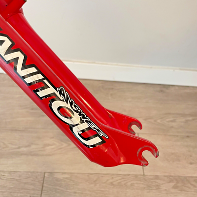 Vintage Answer Manitou TI Spring Titanium Fork 1 1/4” Threadless