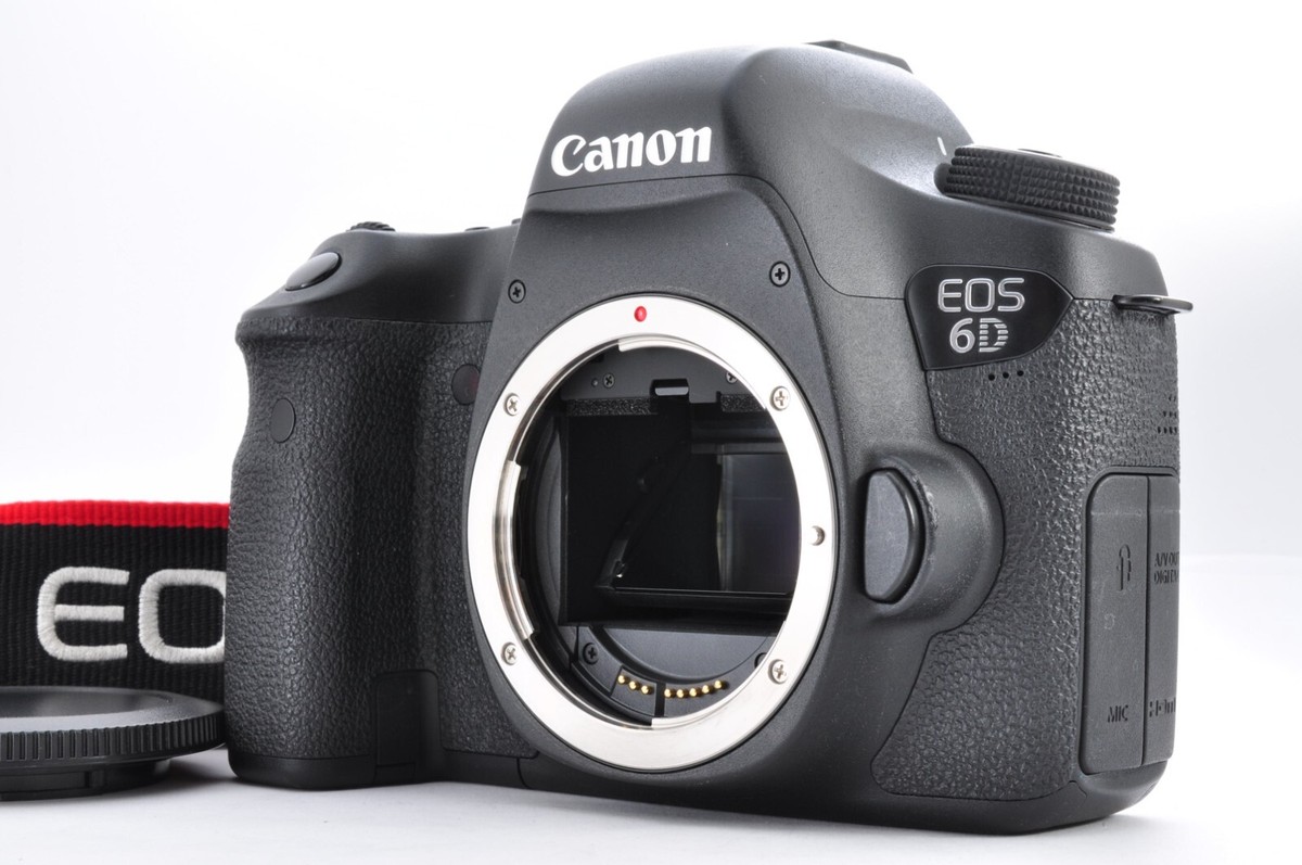 Canon EOS 6D 20.2MP Digital SLR Camera Black Body Near Mint