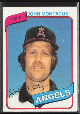 1980 Topps #253 John Montague California Angels (A4)