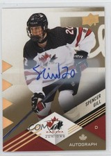2024 Upper Deck Team Canada Juniors Signatures Spencer Gill #35 Auto 1tb6