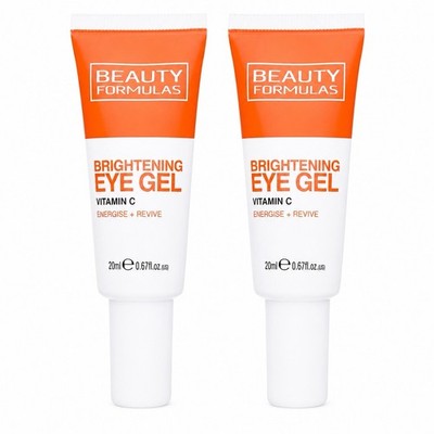 Beauty Formulas Vitamin C Eye Gel Refreshing Under Eye Gel 2PCS