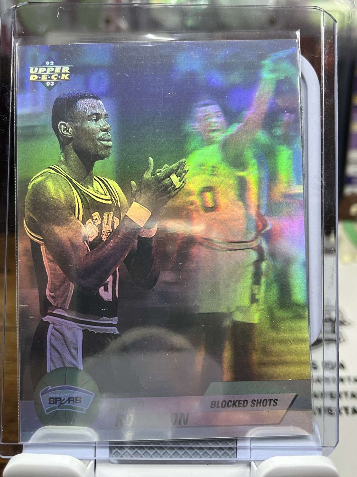 1992-93 Upper Deck #AW6 David Robinson Award Winner Holograms