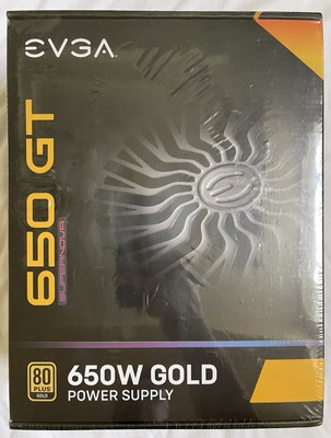 Brand New EVGA 650W SuperNOVA 650 GT, 80+ Gold Fully Modular Power Supply PSU