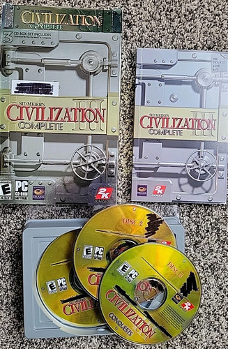 Sid Meiers Civilization III Complete (PC 2004) Boxed 3 CD’s - Picture 1 of 6