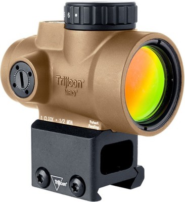 Trijicon MRO SD 1x25mm Reflex Red Dot Sight, 2.0 MOA Adjustable, : MRO-C-2200328