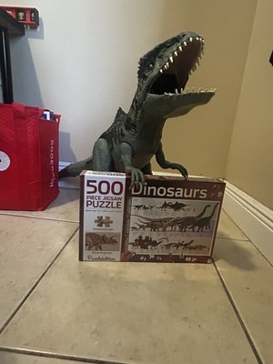Puzzleabilities Dinosaurs 500-Piece Jigsaw Puzzle Cardboard Sealed 2015 Dino too