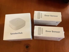 YOLINK Smart Door Sensor Starter Kit Set: 2 Door Sensors & 1 Speaker Hub NEW