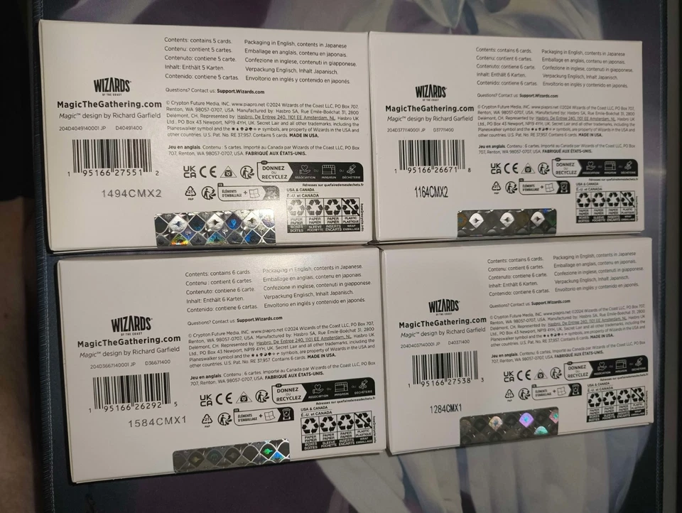 Juego Completo Magic The Gathering X Hatsune Miku Secret Lair - Las 4 Gotas - Sellado - Japonés Foto 4 de 4