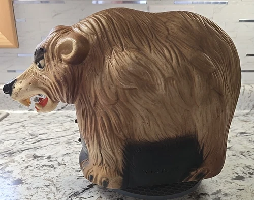 VTG 1960'S MARX BOP-A-BEAR BATTERY OPERATED TARGET BEAR TOY---UNTESTED