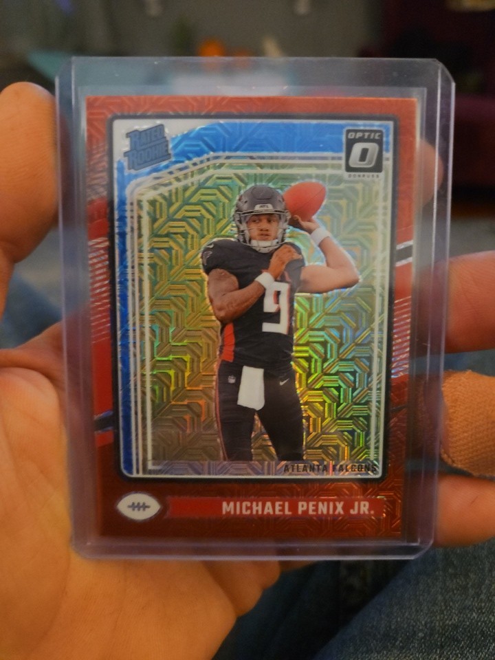 2024 Panini Donruss Optic - Rated Rookie Michael Penix Jr. #279 Red Mojo