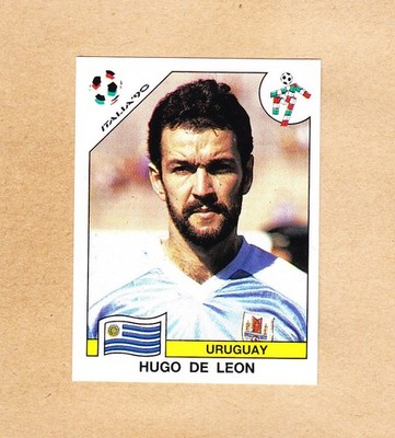 Panini - FIFA World Cup - Italia '90 - Hugo de Leon - Uruguay - # 370