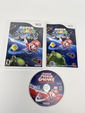 Super Mario Galaxy Nintendo Wii, 2007 – Complete w/ Game Disc, Case, Manual