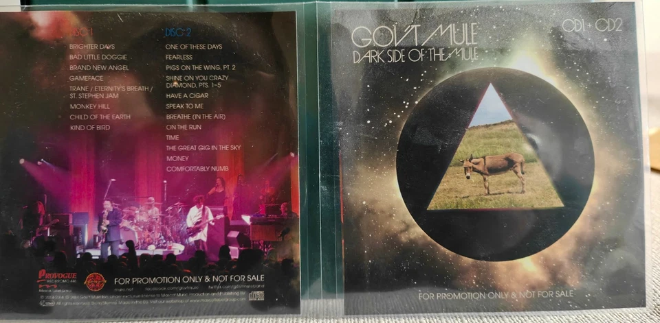 Gov't Mule-Dark Side Of The Mule- Promotional Copy 3CD & DVD & Press Release - Image 4 of 4