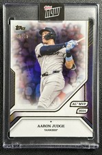 AARON JUDGE 2025 TOPPS MVP COLLECTION #37 PURPLE FOIL 49/75 YANKEES