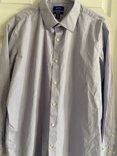 APT.9 Long Sleeve Button Down PREMIER FLEX SLIM FIT Mens 17-17.5 34/35