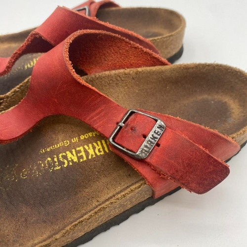 Birkenstocks - Women's - Red - UK Size 4 - Picture 3 of 6