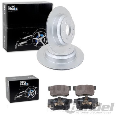 EuroBrake BREMSSCHEIBEN 305mm + BELÄGE HINTEN passend für HONDA ACCORD 8 CU CW