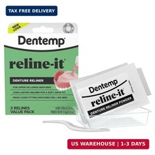 Dentemp Reline-It Advanced Formula Denture Reline Kit - 1pk (3ct)