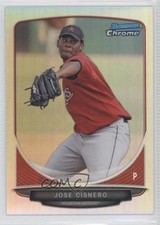 2013 Bowman Prospects Chrome Refractor 438/500 Jose Cisnero #BCP35 0b0
