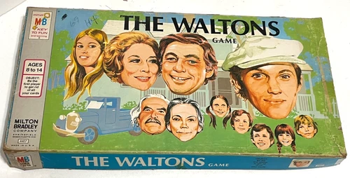 THE WALTONS Board Game TV Series Vintage 4407 Milton Bradley w/Only 42 Cards