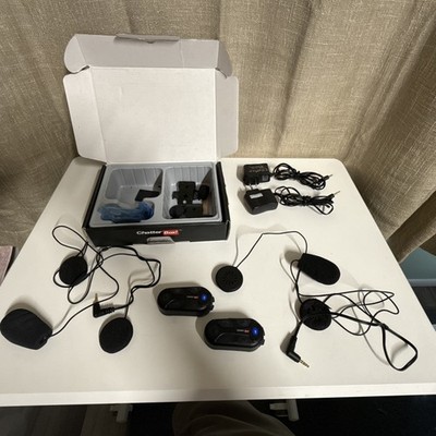 Lot of 2 Chatterbox XBi communication device, open face, flip up, IOB.