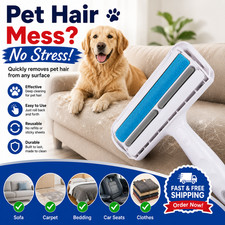 Reusable Fur Remover for Dogs Cats Pet Hair Lint Roller Sofa Furniture