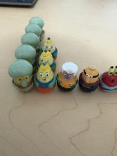 Spongebob Squarepants Nickelodeon Wobbler Mini Action Figure Lot 15 collectible 