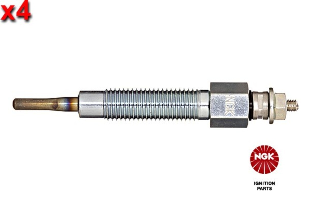 NGK 4x Glow Plug For NISSAN Cabstar E Serena Van Vanette 94-06 11065-7C000