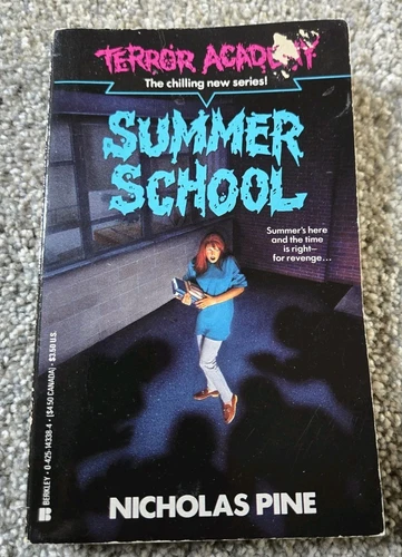 Terror Academy Summer School Nicholas Pine Vintage YA Horror Book Series 1st Ed