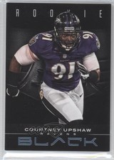 2012 Panini Black Rookie Platinum 17/25 Courtney Upshaw #121 0f6