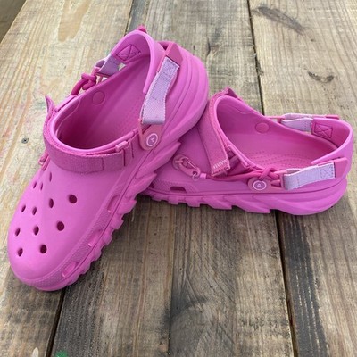Crocs Unisex Post Malone x Duet Max Clog 'Electric Pink' Size Men s Size 12