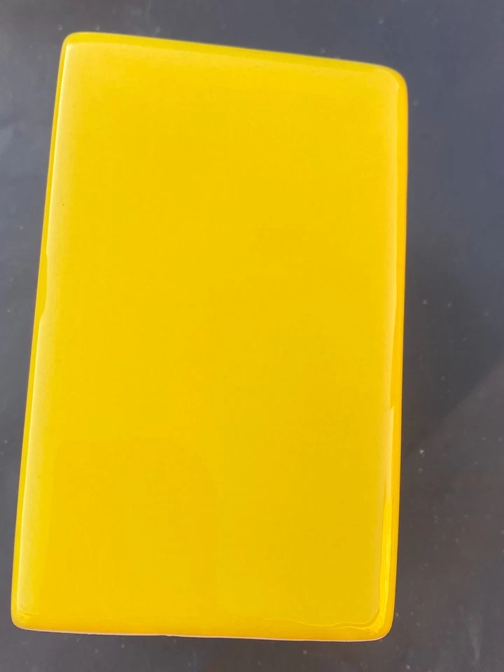 BOITE A LETTRE MINIATURE " modèle 1950 "CERAMIQUE + BOITE POUR POUPEE ANCIENNE - Photo 4/4