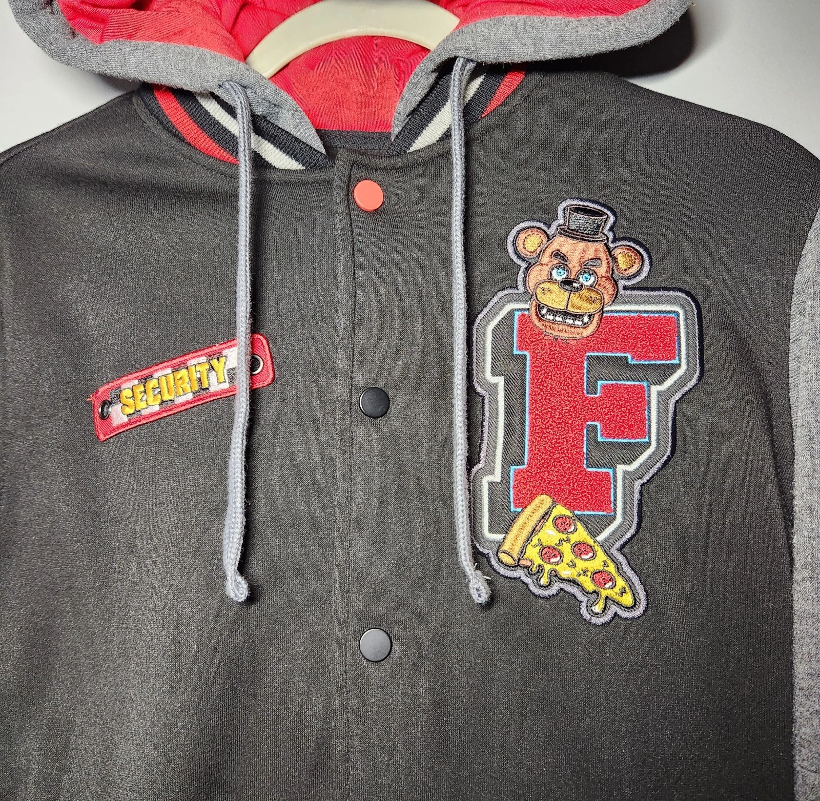 FNAF Theorywear Operator Varsity Jacket XS Five Nights At Freddys MatPat RARE image 8