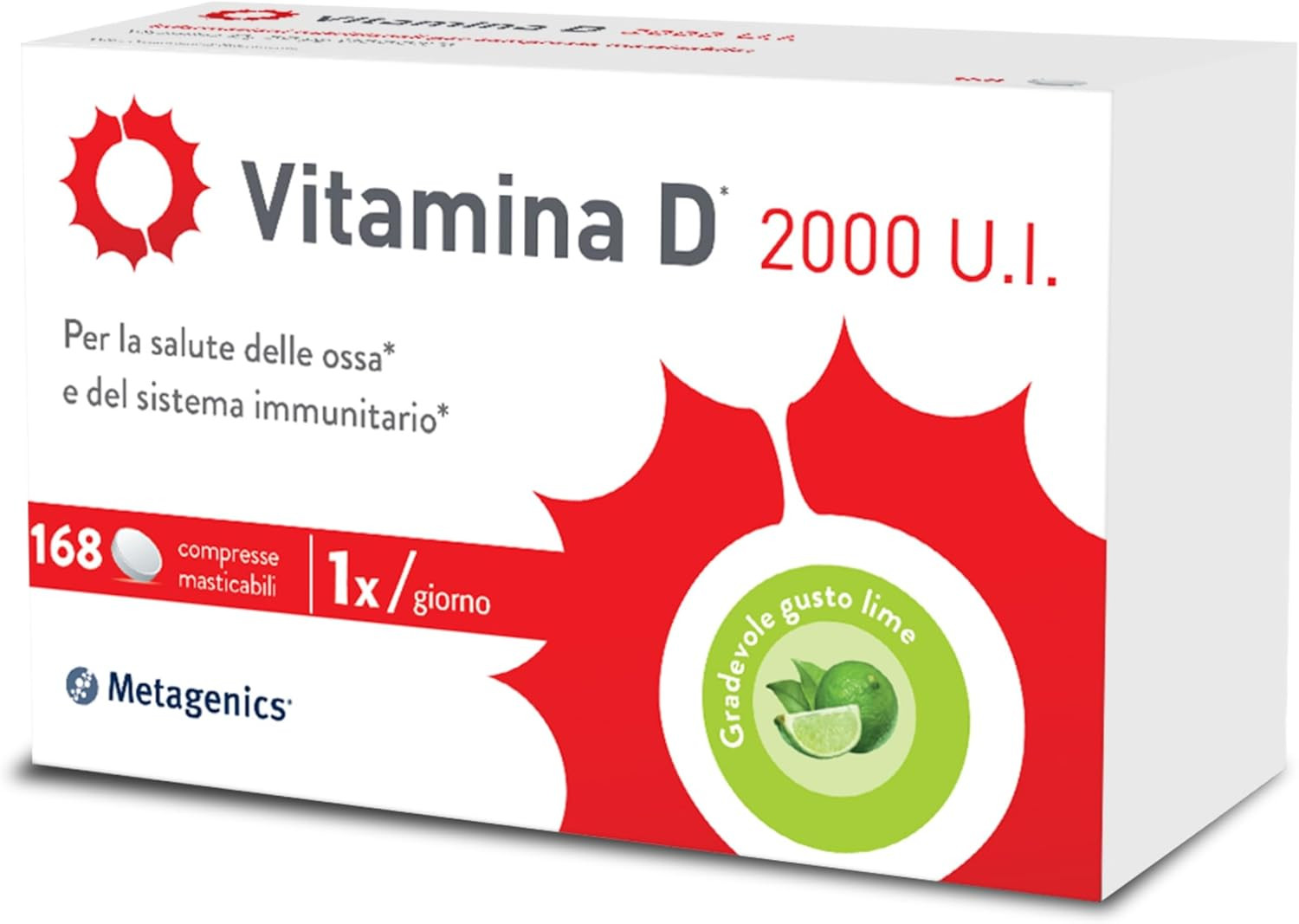 Vitamina D3 2000 UI Integratore Alta Biodisponibilità Difese e Ossa