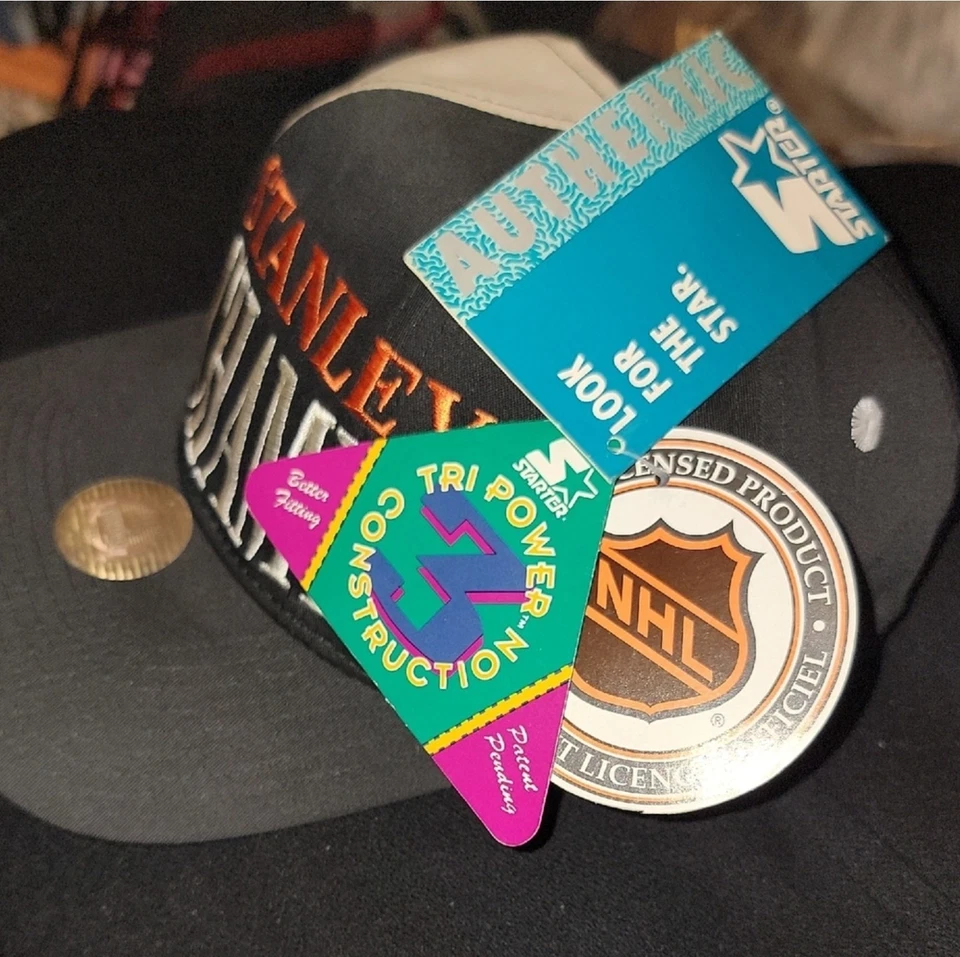 🚨New York Rangers- Retro 1994 Stanley Cup Champion Starter Snapback. NUEVO CON ETIQUETAS 🗽  Foto 4 de 4