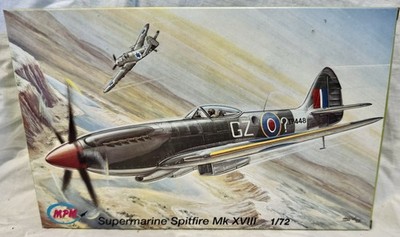 1993 MPM Supermarine Spitfire PR Mk XIX 1:72 Scale Kit#C72025 New Sealed In Box*