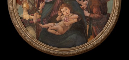 Große italienische Granatapfelmadonna aus dem 17. Jahrhundert - SANDRO BOTTICELLI - Bild 8 von 14
