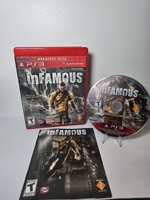 inFamous Greatest Hits (Sony PlayStation 3, 2009) Complete Tested and Working