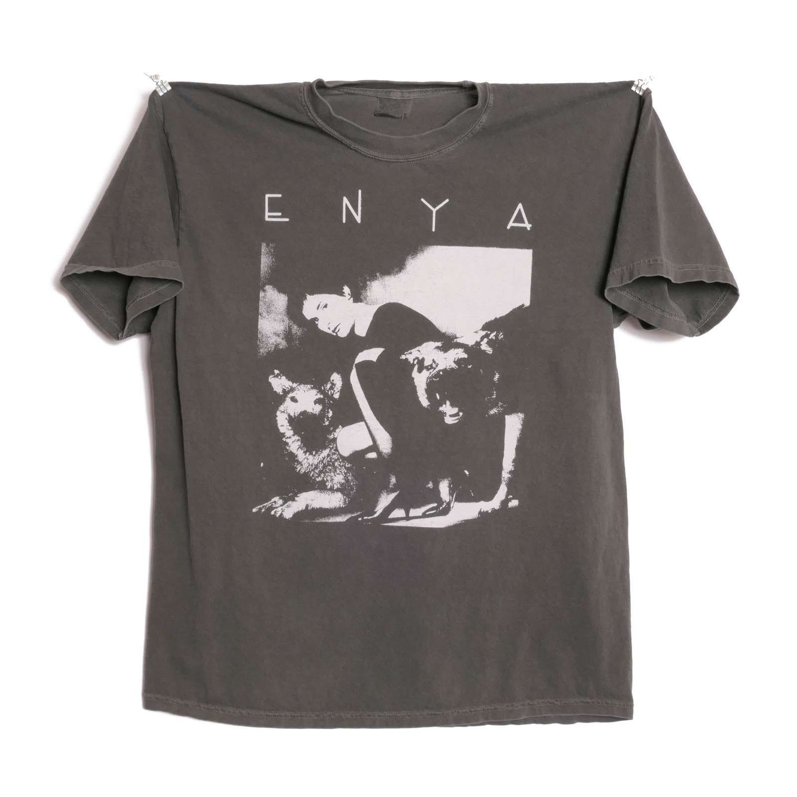 Enya Music Artist Tee Watermark Self Titled Album Wolves Orinoco Flow Song - XL
