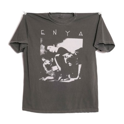 Enya Music Artist Tee Watermark Self Titled Album Wolves Orinoco Flow Song - XL