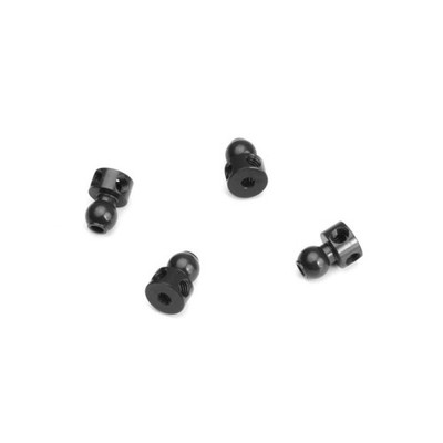 Tekno RC Stabilizer Balls (5.5mm, sway bars, aluminum, 4pcs) - TKR6555