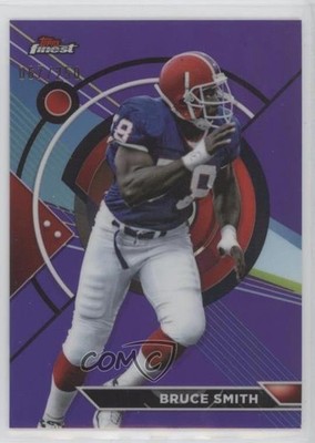 2023 Composite Topps Finest Purple Refractor 67/250 Bruce Smith #155 HOF 0yk6