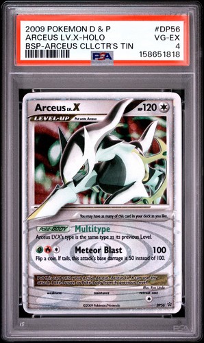 Arceus LV.X graded PSA 4 for sale on eBay