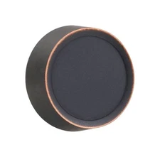 Amerelle Metallic Aged Bronze Replacement Knob Wall Plate for Standard Dimmer Sw