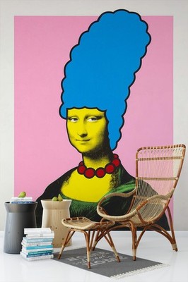 3D Mona Lisa Graffiti Wall Murals Wallpaper Murals Wall Sticker