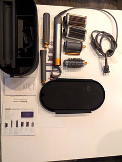 Dyson Airwrap Complete Long Multi Styler mit Aufsätzen & Etui Silber/Kupfer