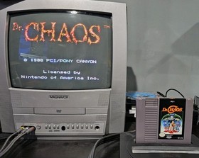 Dr. Chaos (NES) &ndash; Original Nintendo Entertainment System  Cart. - Manual- Sleeve