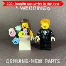 LEGO Wedding minifigures bride and groom B-7-1