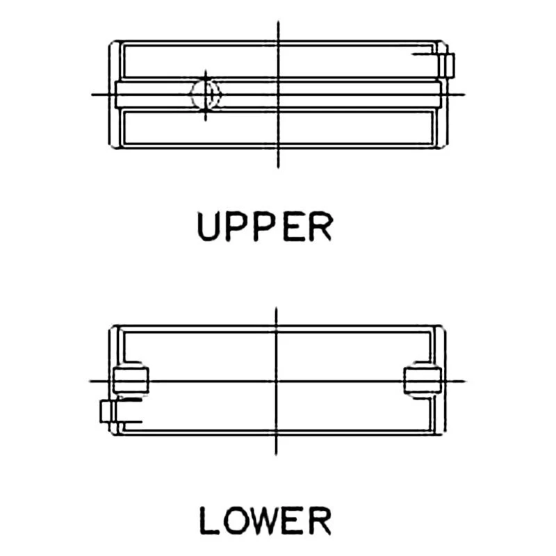For Mazda Protege 1995-1998 ACL 5M8353H-.25 Race Main Bearing Set - Image 2 of 4