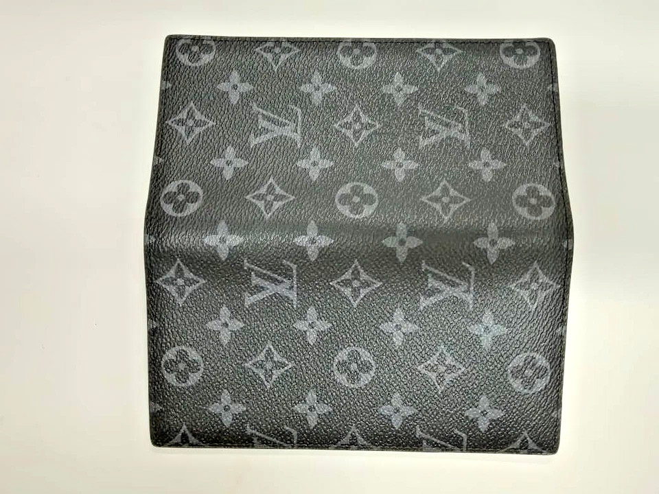 Louis Vuitton Monogram Eclipse Brazza Canvas Long… - image 3